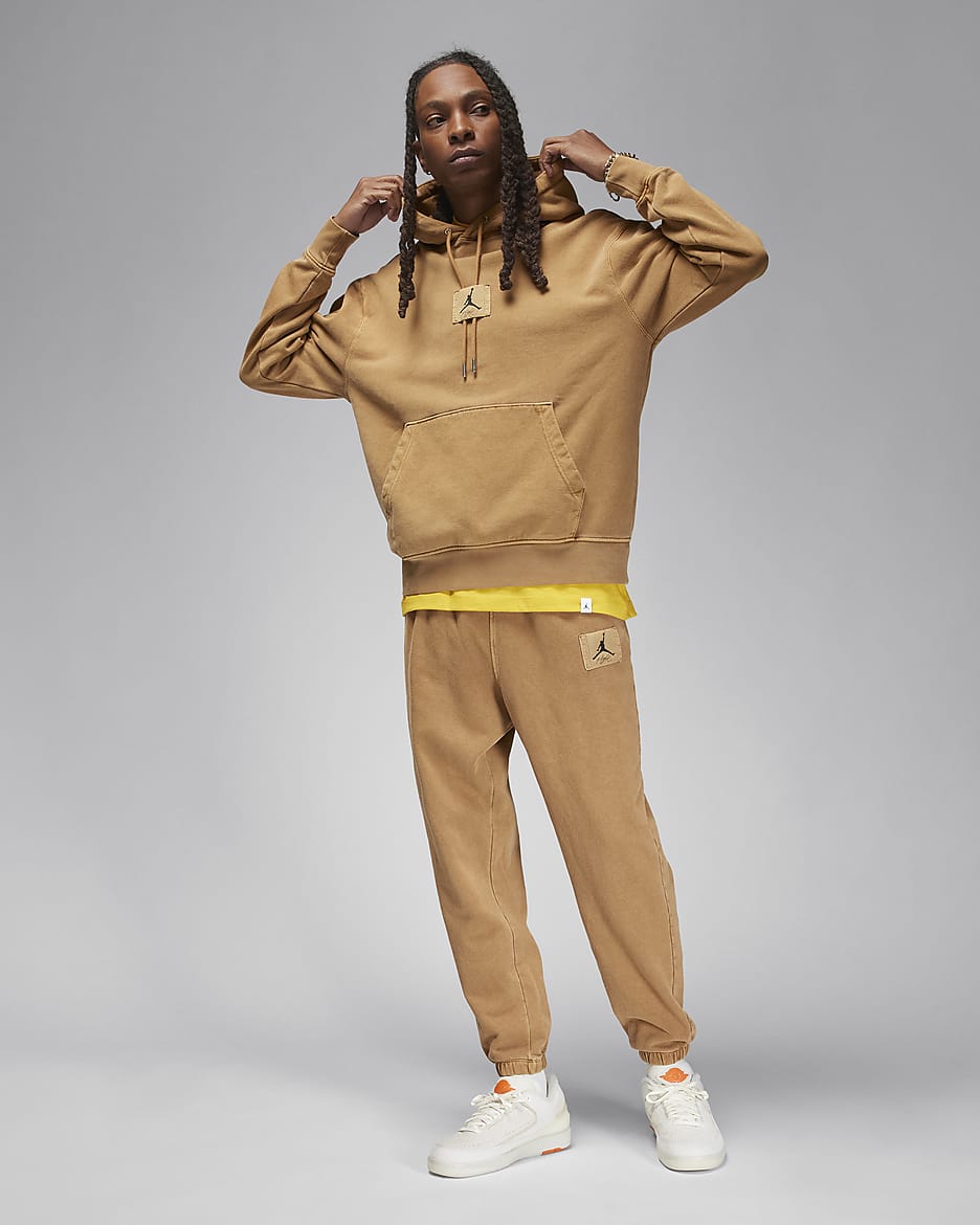 Jordan Flight Fleece Men s Washed Pullover Hoodie. Nike CH